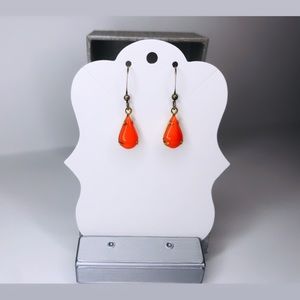 ♡ 2 for 20$ ♡ Pumpkin Teardrop Earrings